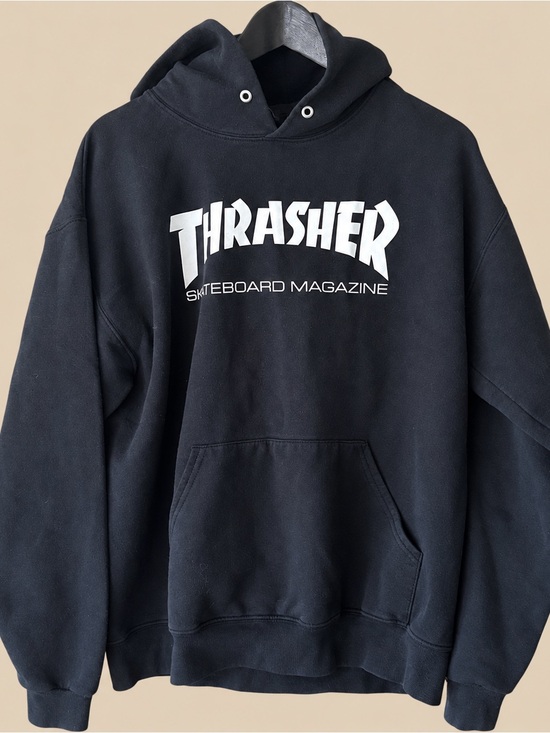 Thrasher Other - Skater Streetwear Thrasher Skateboard Magazine Black Hoodie M